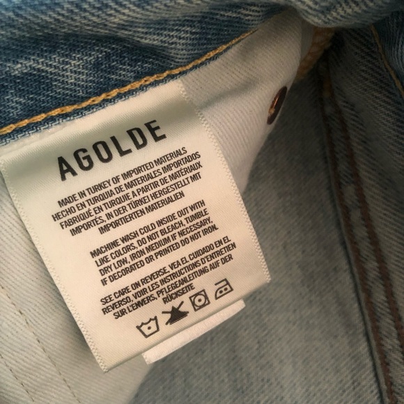 AGOLDE Parker Vintage Cut Off Shorts Jeans 26 - Picture 8 of 8